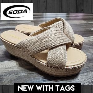 Espadrille Platform sandals - Soda - size 10